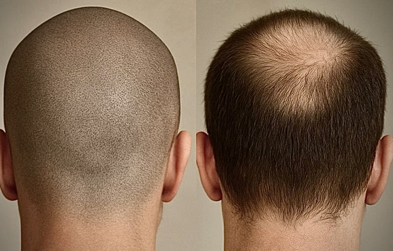 Natürliche Haarverdichtung mit Scalp Micropigmentation in Köln