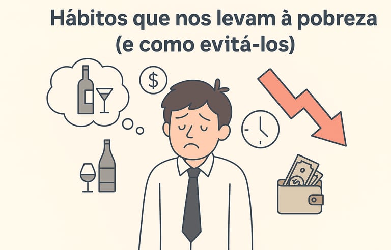 Pessoa organizada com gráficos positivos, moedas e caderno de planejamento, representando hábitos fi