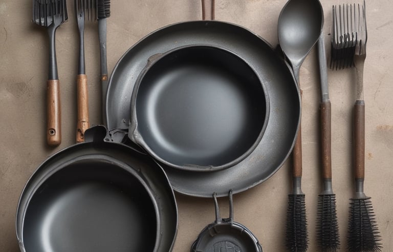 A creative image of tools and home utilities offered.