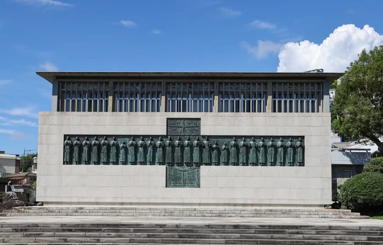 Monument of the Twenty-Six Martyrs of Japan in Nagasaki, commemorating the Christians who were execu