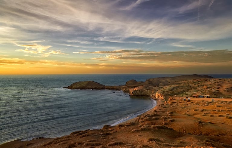 atardecer en el cabo de la vela