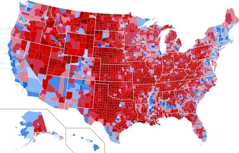 blue counties