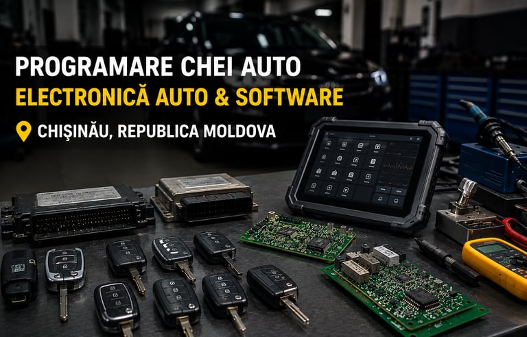 Programare Chei Auto și Electronică Auto în Chișinău, Moldova