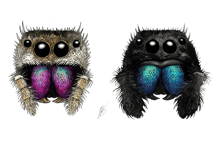 phidippus regius - acheter une phidippus regius - adoption phidippus regius - araignée - salticidae