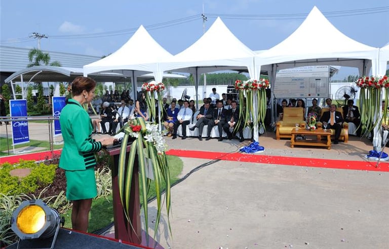 Sanet supported Noventa's investment in Thailand and its successful grand opening event