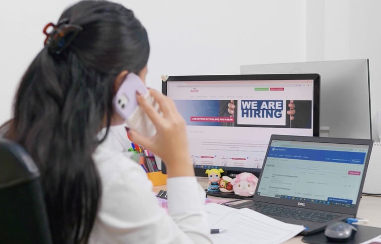 Sanet Manpower, a top Thai recruitment agency, specializes in executive and skilled workforce placements