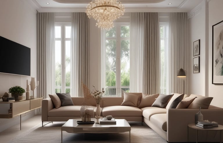 A beautifully designed interior space showcasing elegant decor.