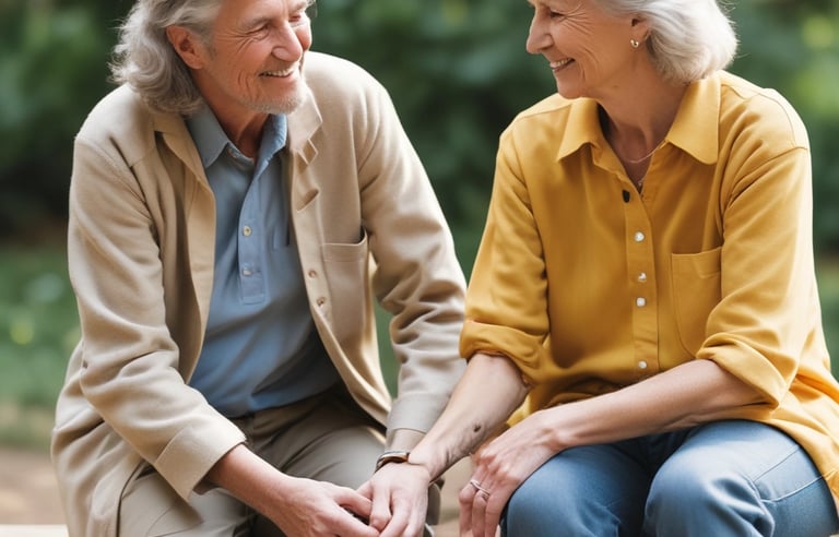 A diverse group engaged in a lively career training session with mentors guiding participants.