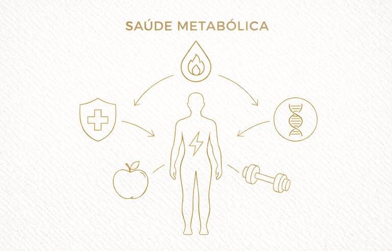 Avaliação de saúde metabólica em São José do Rio Preto com análise de composição corporal e exames