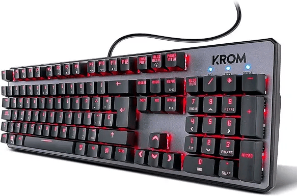 KROM Kernel Teclado Gaming mecánico Layout Español