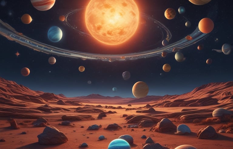 A neon sign with a large hand symbol is displayed in a shop window, featuring bold letters spelling out 'ZODIAC READING.' The background is decorated with a colorful pattern, and two people are walking by, blurred in motion, adding a sense of urban energy.