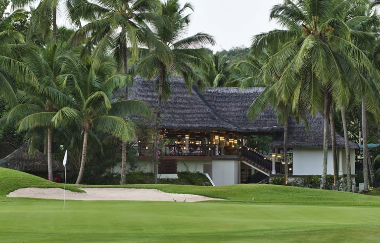 Constance Lemuria only 18-hole championship golf course in the Seychelles Islands
