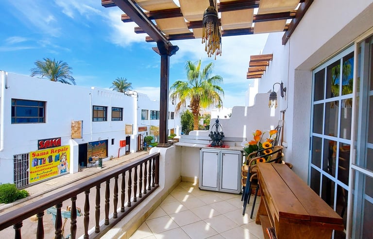 1 bedroom delta first floor with balcony close to the entrance  