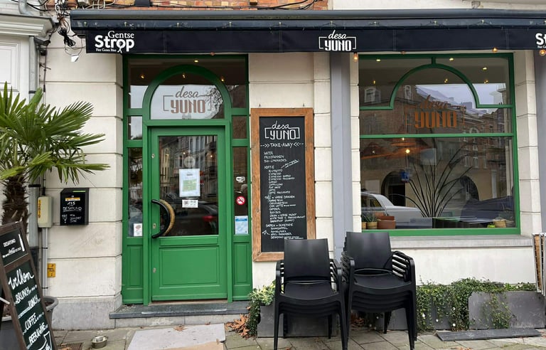 Foto van de gezellige ontbijt-en lunchbar Desayuno in Gent