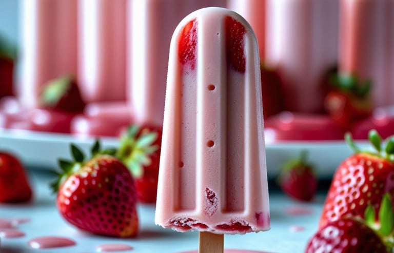 Strawberry Popsicle