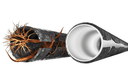 معالجة تسرب مياه الصرف