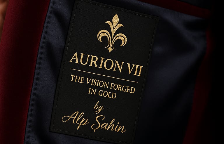 Aurion VII the vision forged in gold by alp şahin