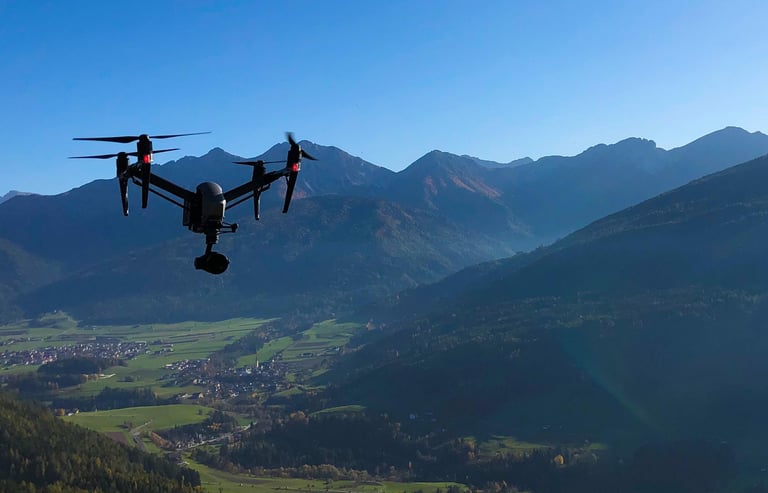 Dronenaufnahmen für live streams