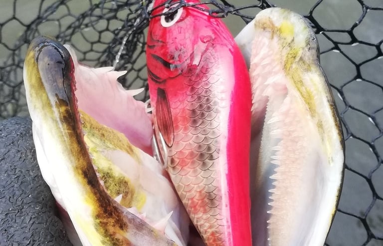 SALMO SLIDER im Maul eines Hechts, der in Schweden mit „Fishing Escape Sweden“ gefangen wurde.