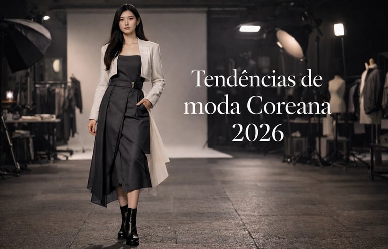quais as tendências de moda coreana asiática em 2026