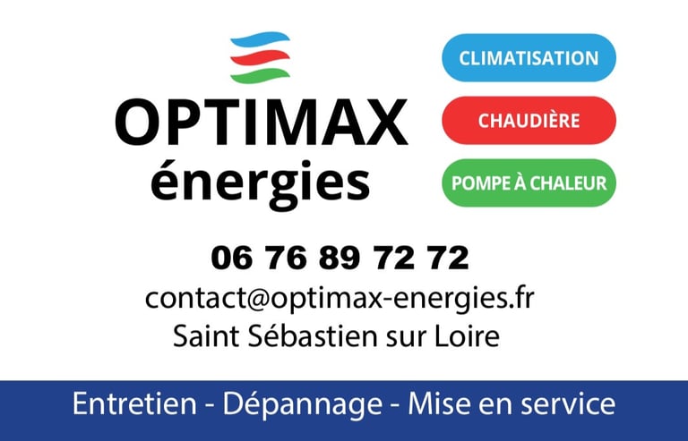 logo carte de visite optimax énergies