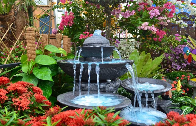 Waterfall installation Dubai