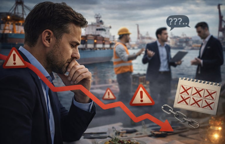 a man in a suit and a woman in a suit