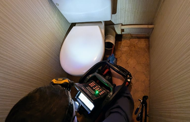 wc et canalisation bouchée Luc-La-Primaube