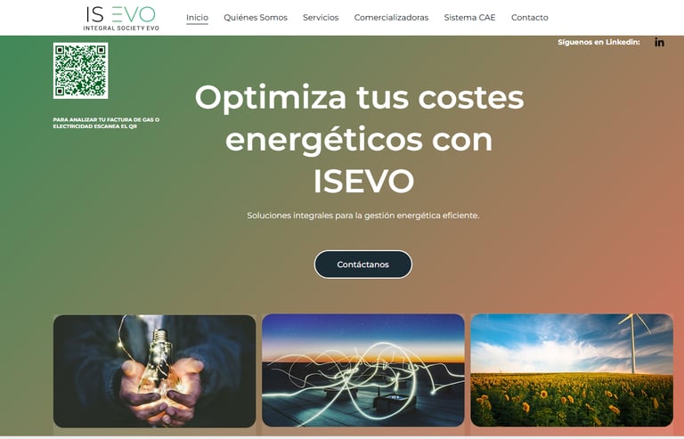 a website page with a picture of a person holding a camera