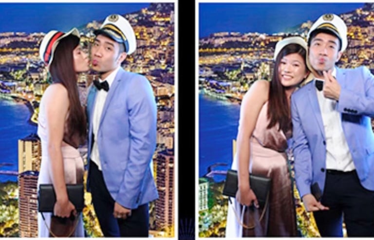photo with Green Screen background