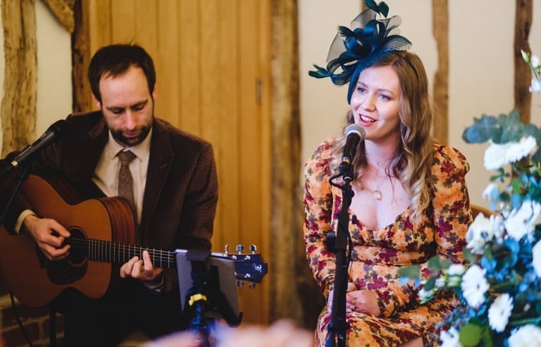 Romantic Wedding Afternoon Drinks Reception Music Acoustic Duo West Midlands | Han & Stu