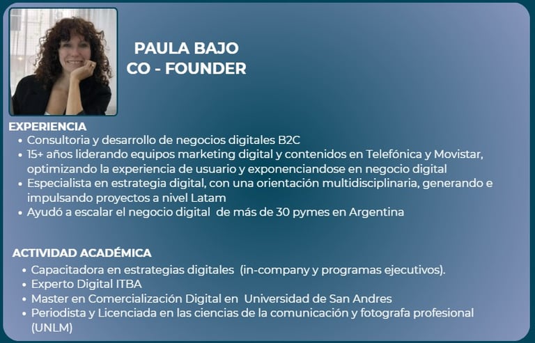 Somos una consultora digital experta en hacer crecer tu negocio con una estrategia unica 