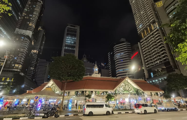 hawker Center Marché Colonial Singapour