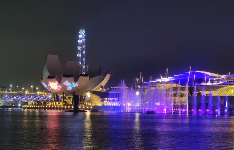 Marina Bay Singapour la Nuit