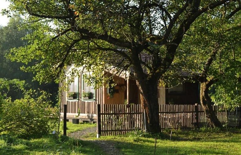 chatka wiejska sękiewiczówka agroturystyka małopolska mały domek