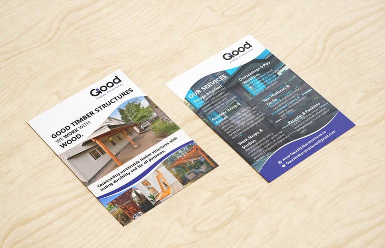 flyer graphic design services victoria bc canada