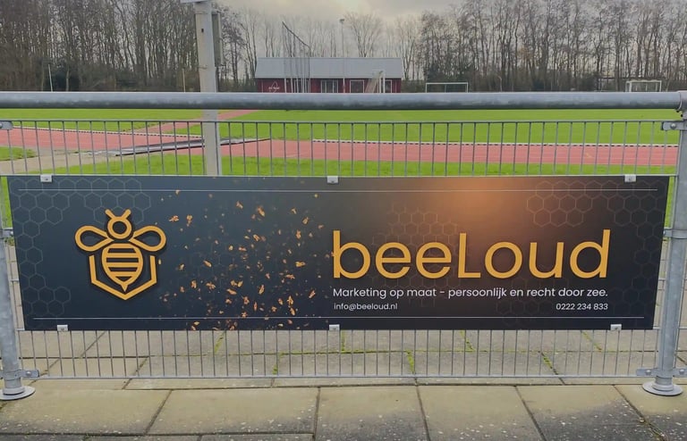 reclamebord beeLoud