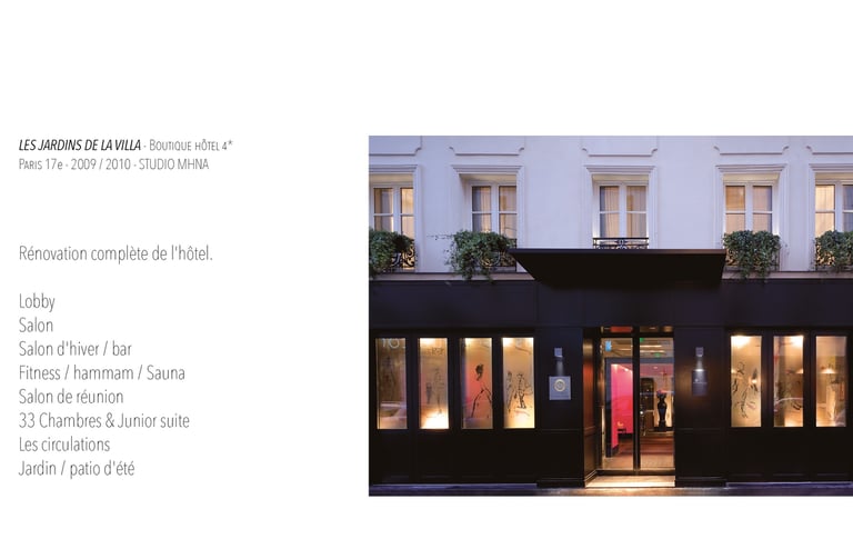 devanture hôtel