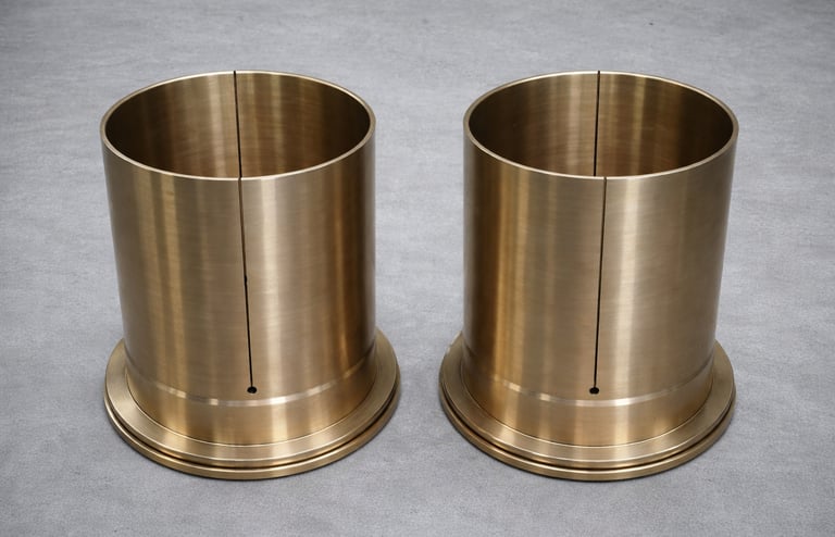 split bronze sliding bearing bush