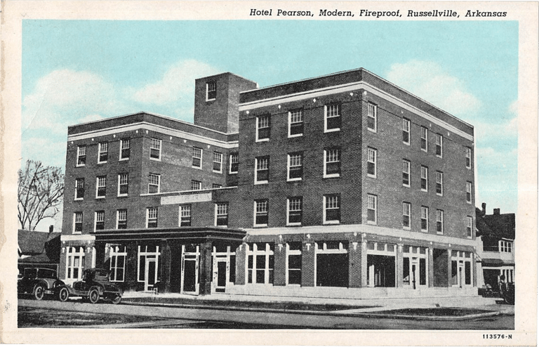 Hotel Pearson, Main Street - Russellville, AR (1946)