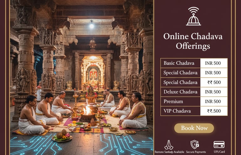 Srikalahasti Rahu–Ketu Pooja Online Chadava
