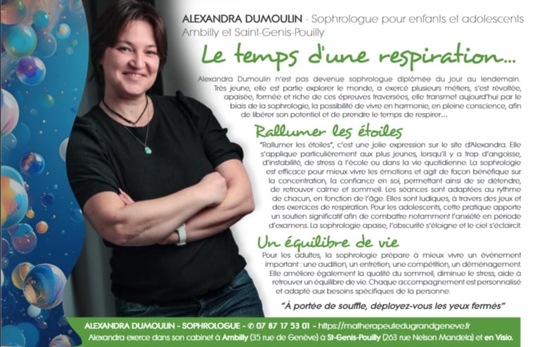 Article de presse sur Alexandra Dumoulin