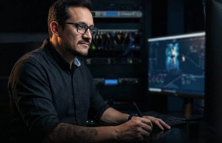 Fotografía de producto premium con expansión digital generada por IA