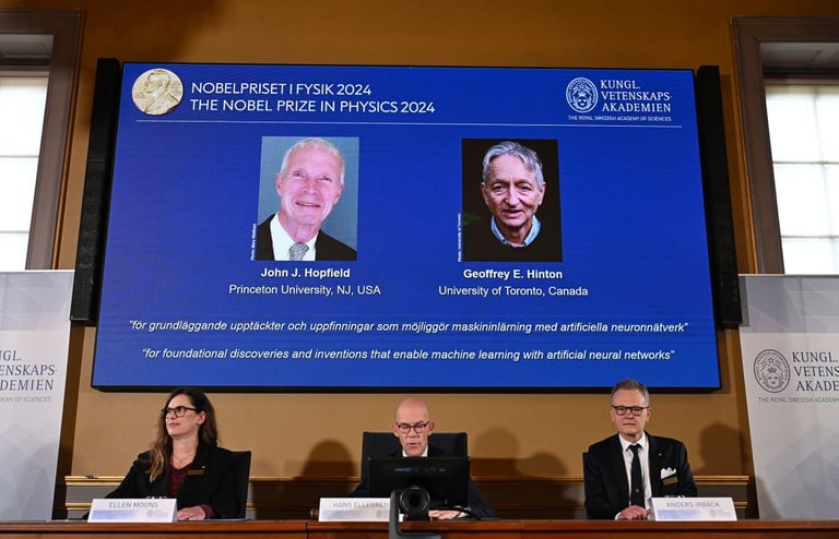 geoff hinton and jon hopfield nobel prize