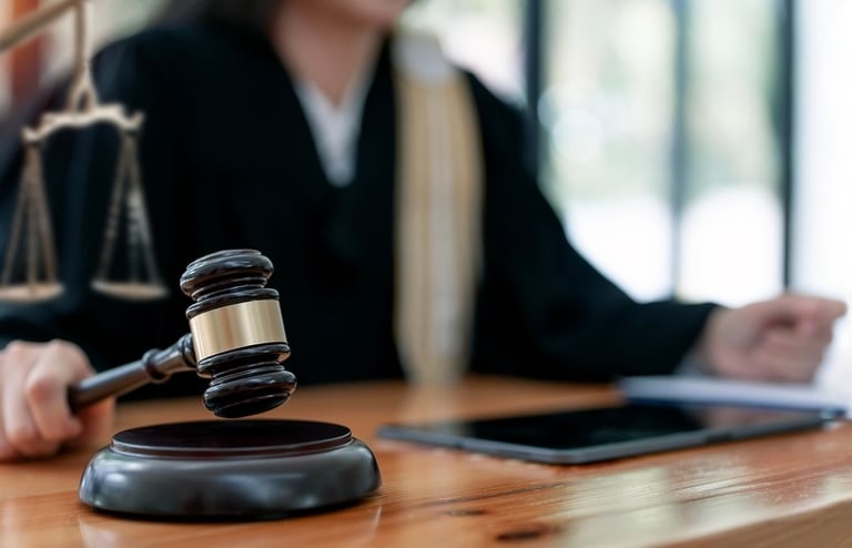 judge with gavel