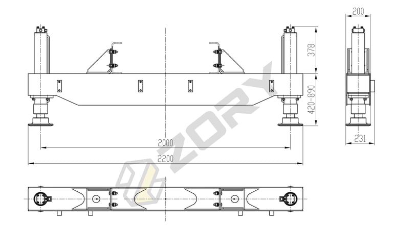 Fixed Rear Outrigger