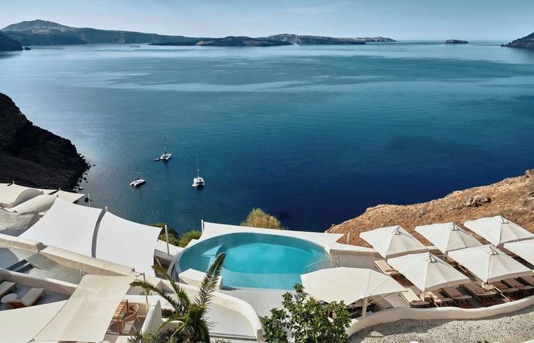 Mystique, a Luxury Collection Hotel, Santorini (Oia, Santorini, 84702) - courtesy of Expedia