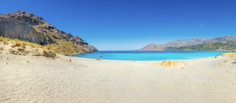 retreats in crete, beautiful beach, paligremnos beach plakias