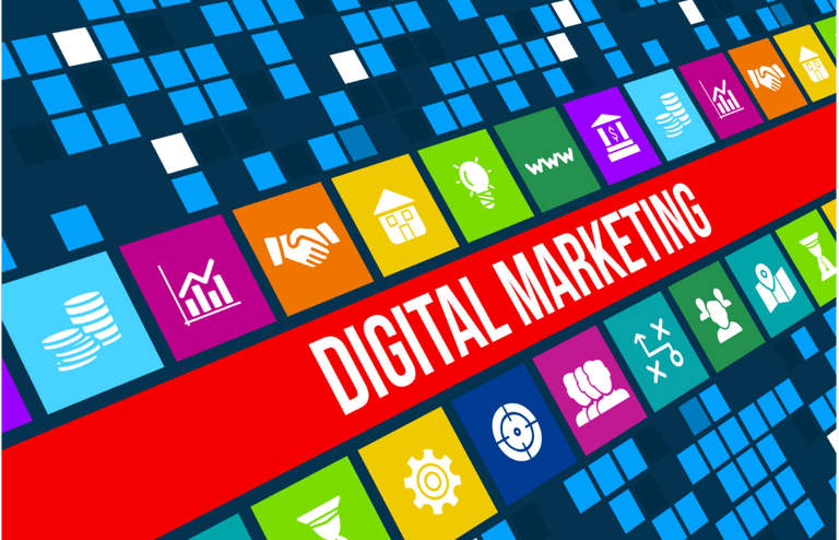 Digital marketing trends including SEO, content marketing, and online growth strategy