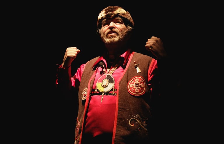 a man in a vest and vest with a red vest